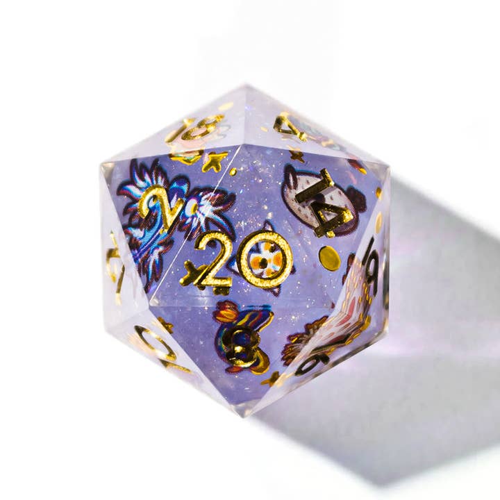 Send Me Nudis 7-Piece Iconic Dice Set for wholesale by Dispel Dice