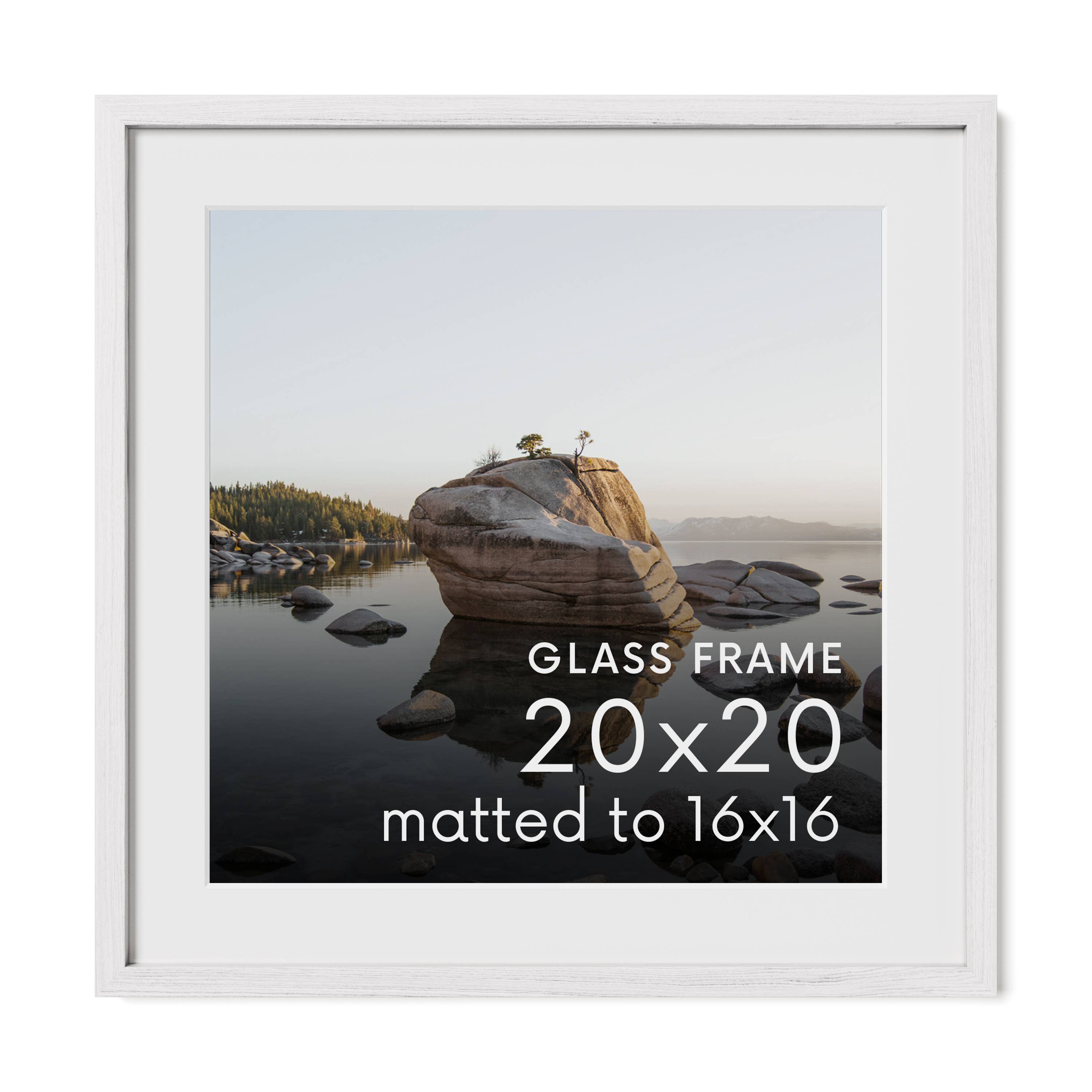 Haus and Hues - Wholesale Picture Frame - White Oak Frame with Glass17