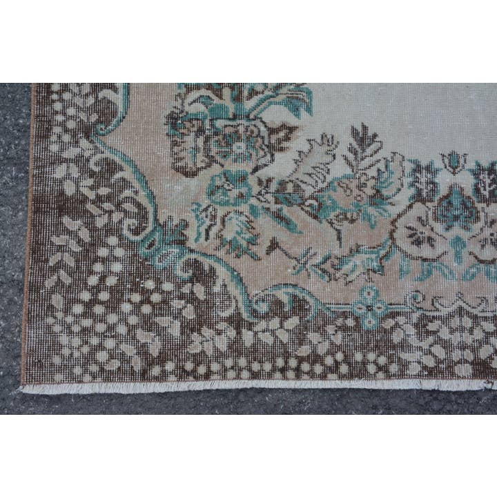 The Loom Wholesale - Wholesale Runner Rug - Handmade Wool Rug: Cream & Brown Classic Style8