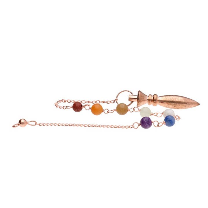 Vives de la Cortada S.L - Wholesale Pendulum Board - Copper Karnak Pendulum with Chakras (COB16)1