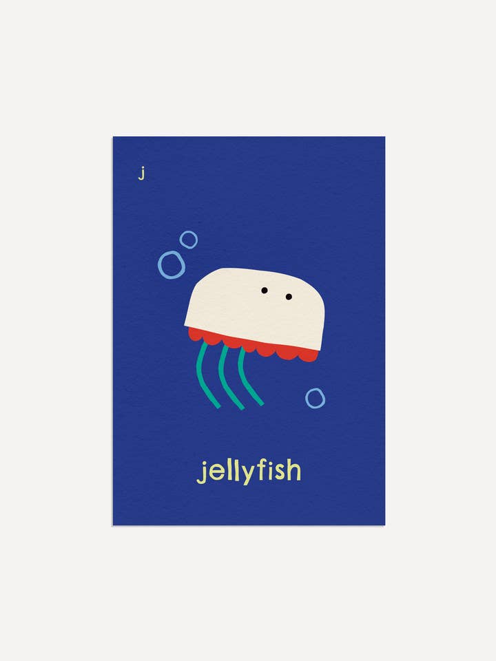 Jellyfish Art Print for wholesale by Surprise Radish