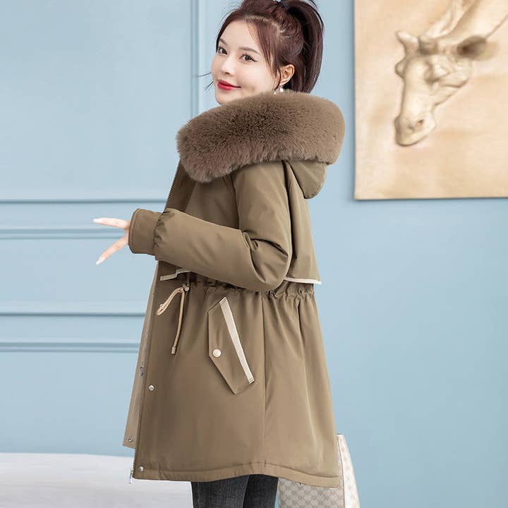 Marayn - Wholesale Parka - Women's - Chic 2025 Detachable Liner MidLength Winter Parka35