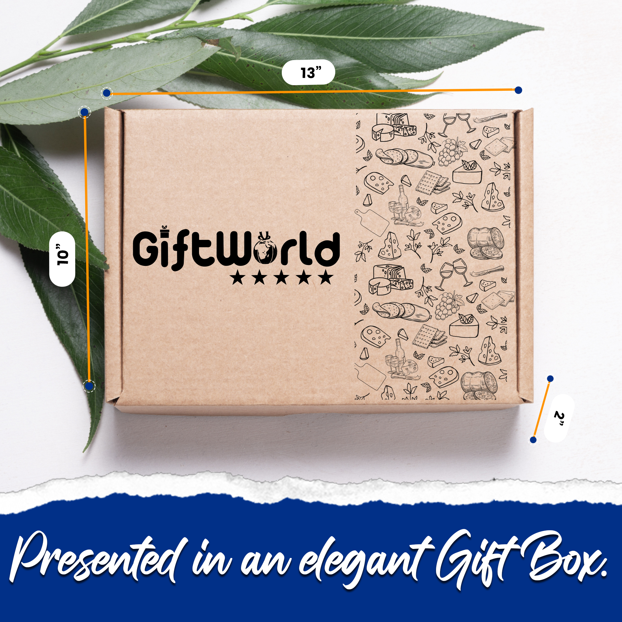 GiftWorld - Wholesale Food Gift Basket - Deluxe Gourmet Meat, Cheese, Snacks Gift Box - Shelf Stable4