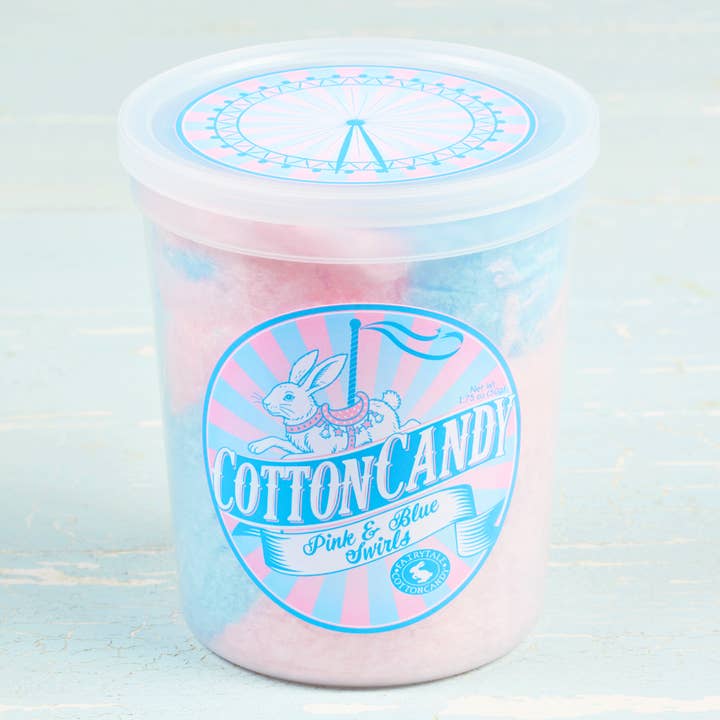 Fairy Tale Cotton Candy - Wholesale Cotton Candy - Pink & Blue Swirls Cotton Candy