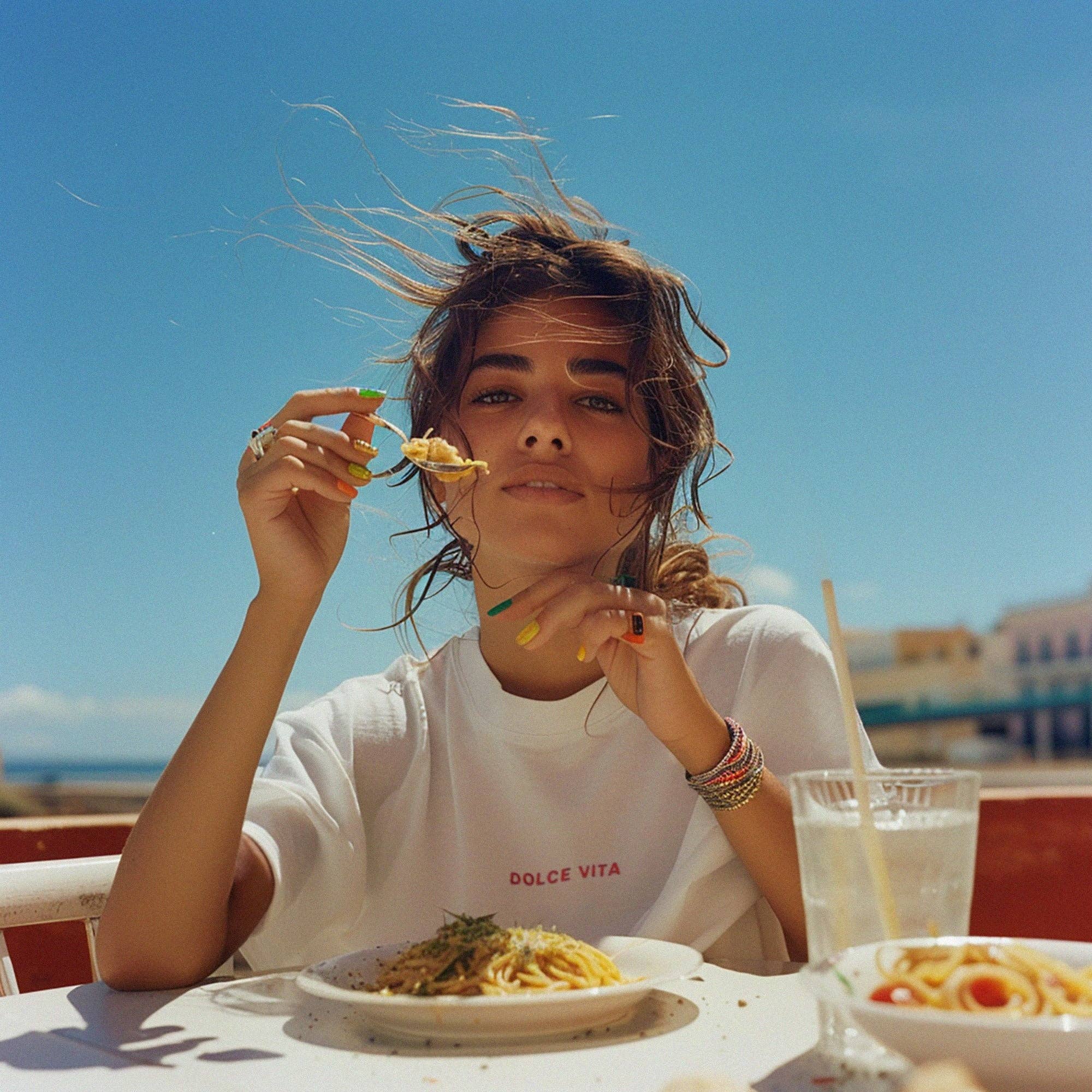 Dolce Vita T-Shirt - White for wholesale on Faire5