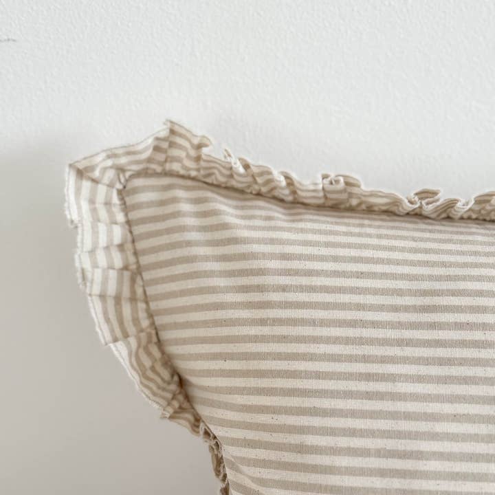 Ellenvale Trade - Wholesale Cushion Set - Darcy Cotton Cushion Cover 80x30 - Beige & Cream
