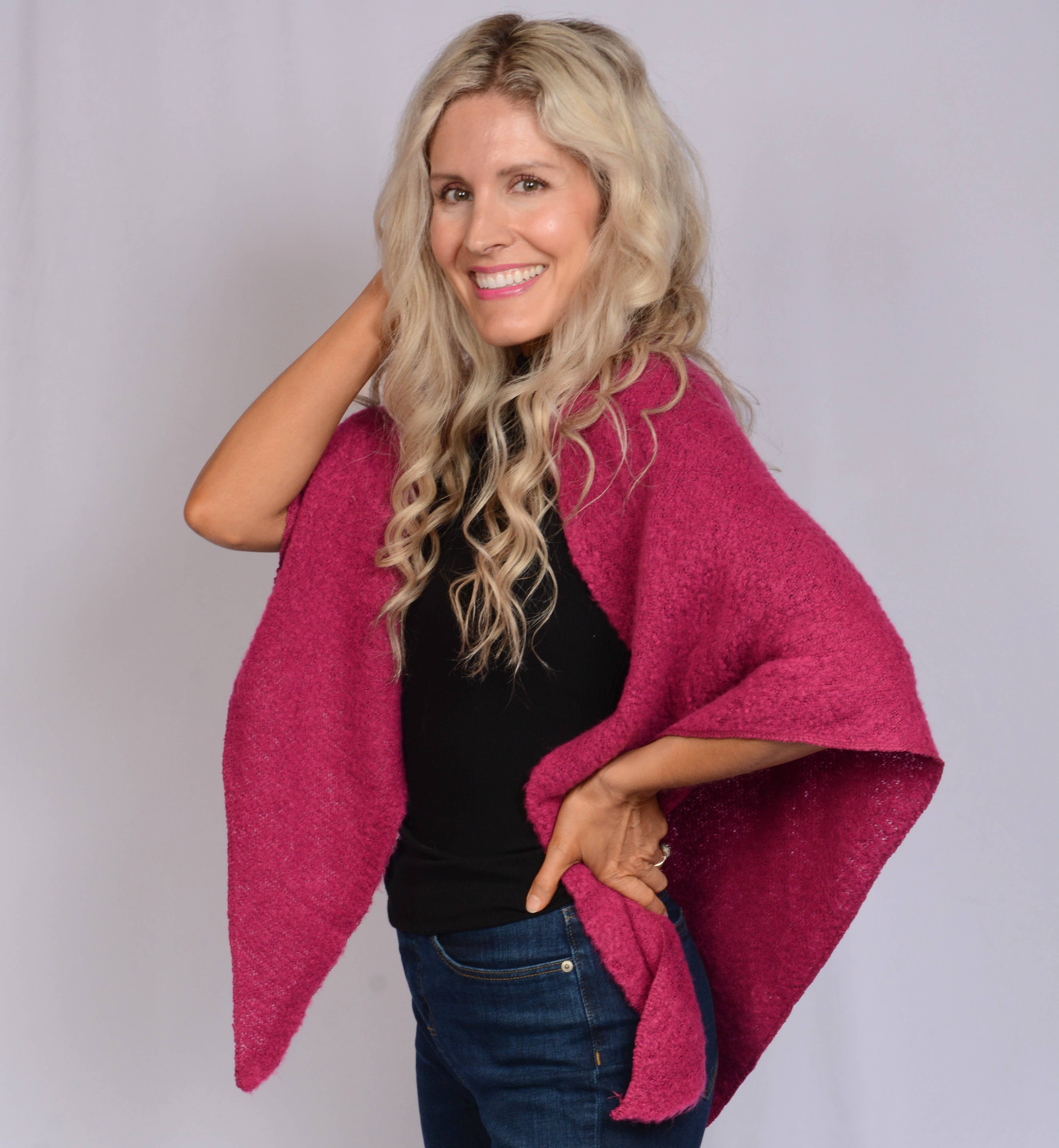 Kaleidoscope Accessories - Wholesale Wrap - Women's - Multifunctional Solid Color Shawl, 6 Assorted7