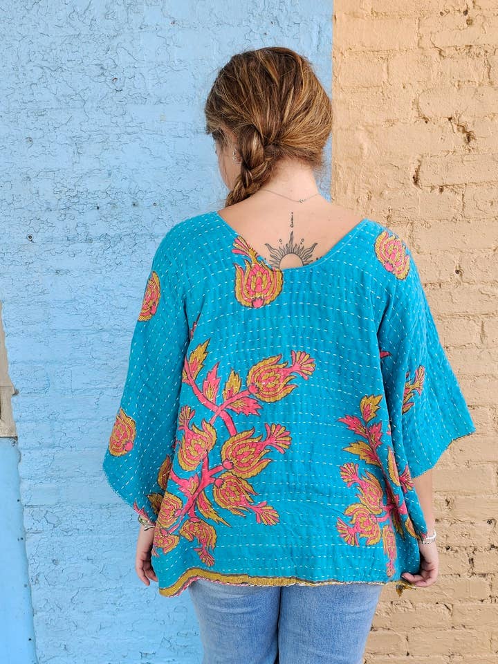 Little Hippie Chick - Wholesale Tunic - Women's - Charmer Kantha Top9