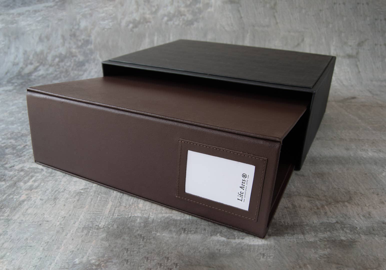 Creatico - Vente Classeurs - Classeur à levier A4 70 mm en cuir Envoy Life Arts7