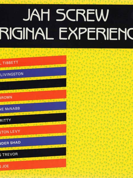 JAH SCREW - EXPÉRIENCE ORIGINALE Disque Vinyle Admiral Music pour la vente par Real Retro