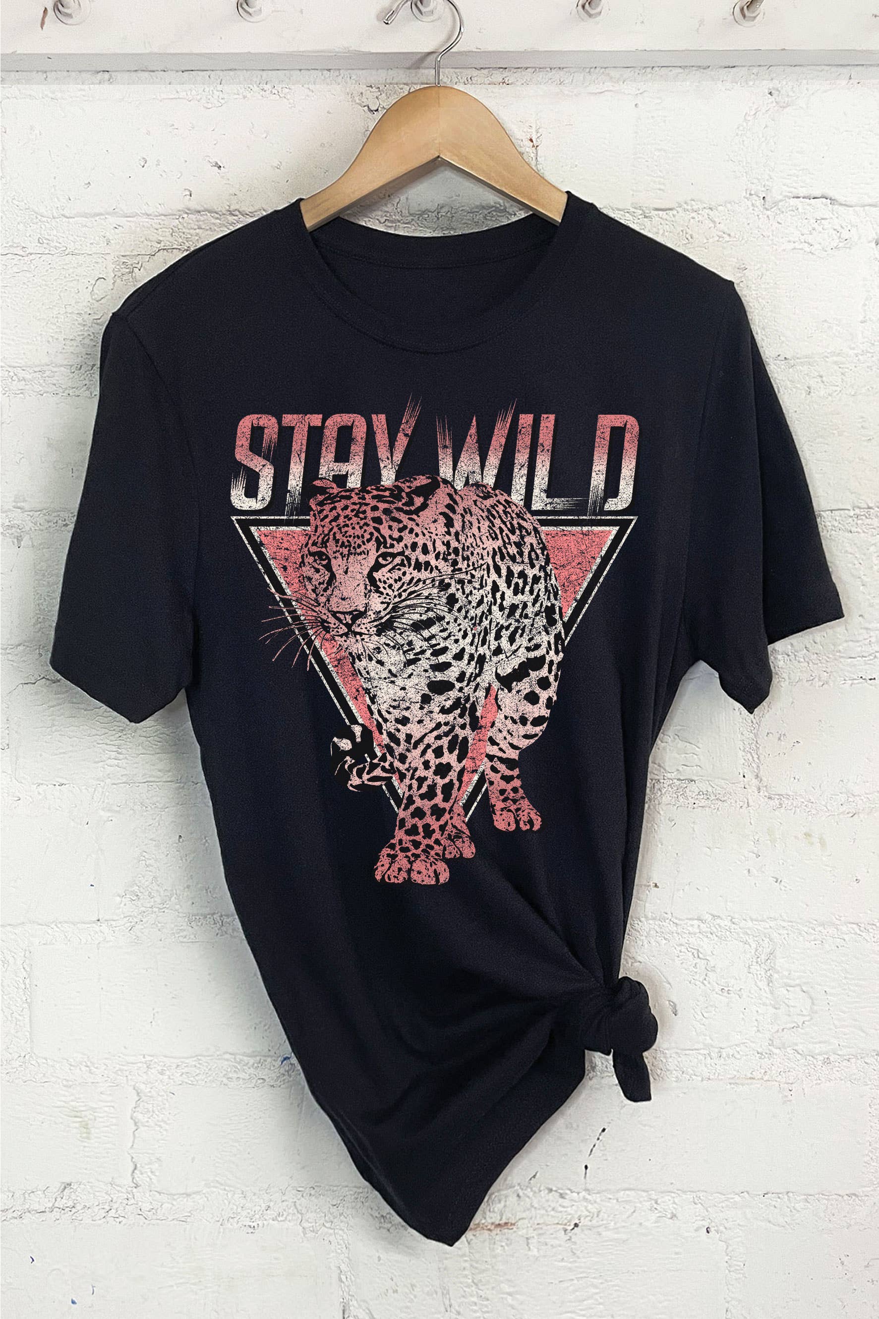 Rustee Clothing - Wholesale Screen Printed T-Shirt - Women's - STAY WILD4