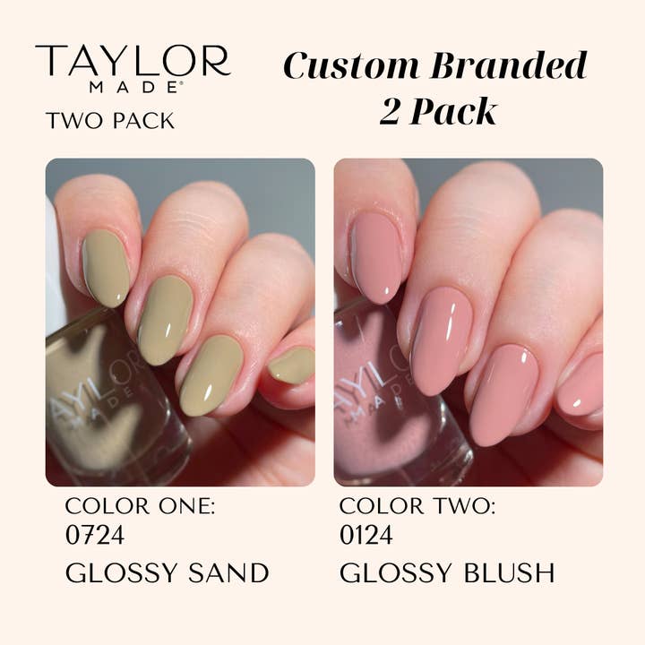 Taylor Made Polish - Vendita all'ingrosso Smalto per unghie - Smalto per unghie personalizzato: confezione da 2 a lunga tenuta + vegano + non tossico6