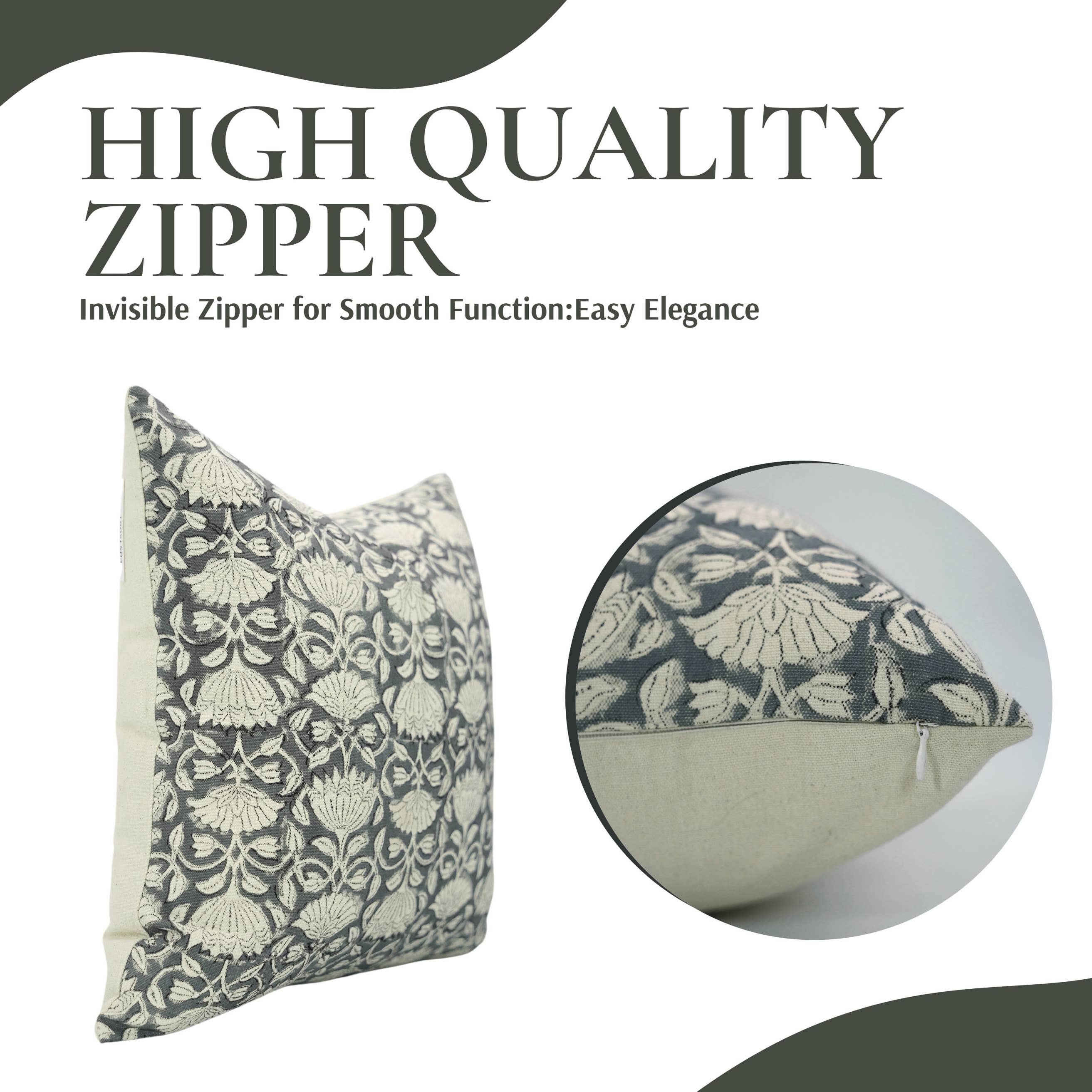 Fabdivine - Wholesale Throw Pillow Cover - Bohwmian Block Duck Canvas Pillow Cover - Ulta Kamal8