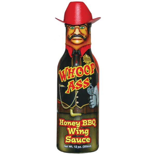 Whoop Ass Honey BBQ Wing Sauce for wholesale by Southwest Specialty Food