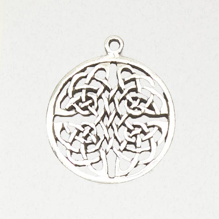 Celtic Pewter Pendant Necklace - Celtic Weave for wholesale by Nirvana LLC
