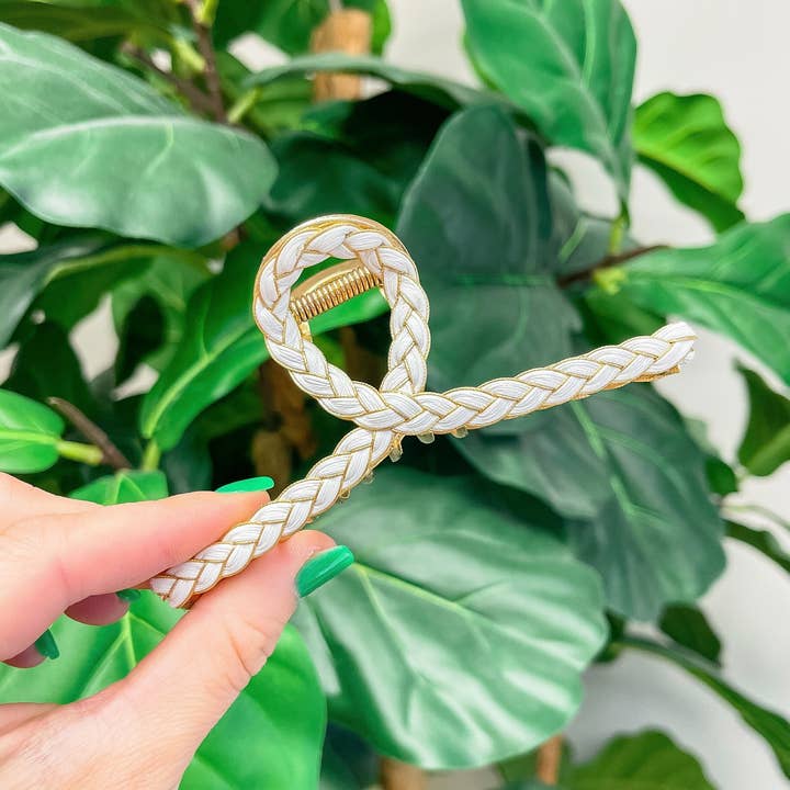 Prep Obsessed Wholesale - Wholesale Hair Clip - Women's - Braided Loop Hair Clips