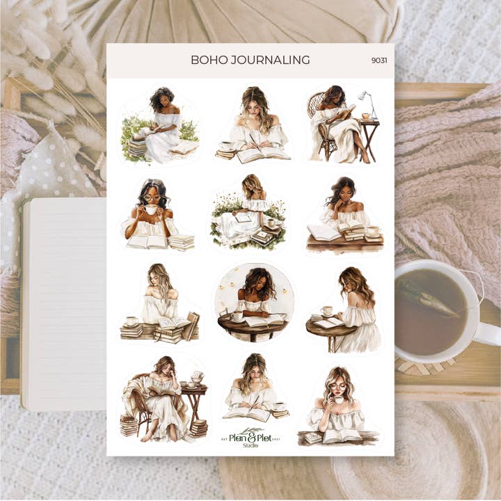 Plan & Plot Studio - Wholesale Sticker - Boho journaling | Stickers