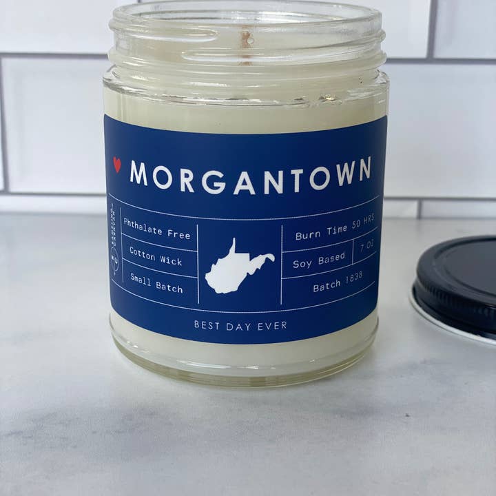 Classic Blue Morgantown, WV Candle for wholesale on Faire1