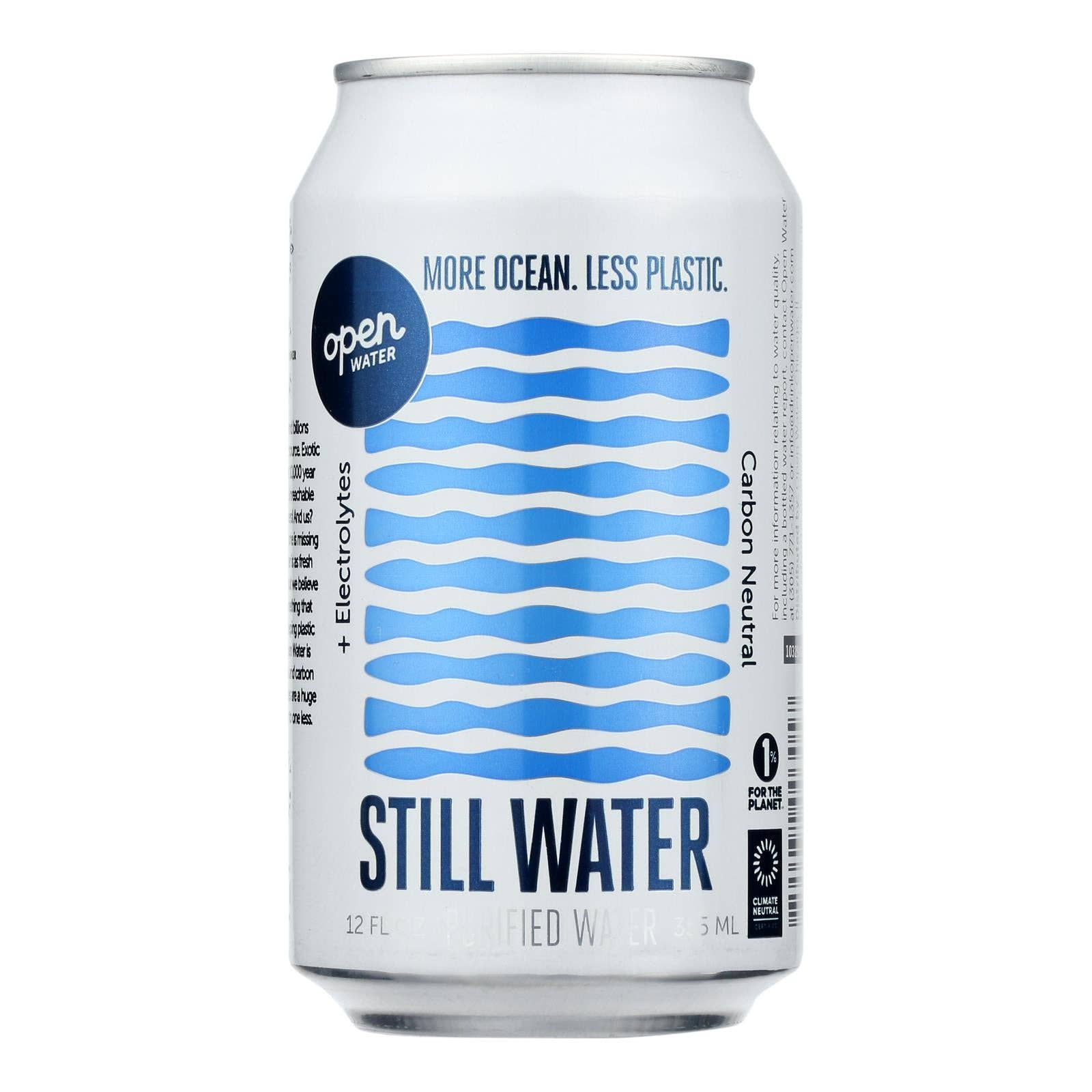 Everyday Supply Co - Wholesale Sparkling Water - Open Water Electrolyte Almond Water Cans - 12 Pack0