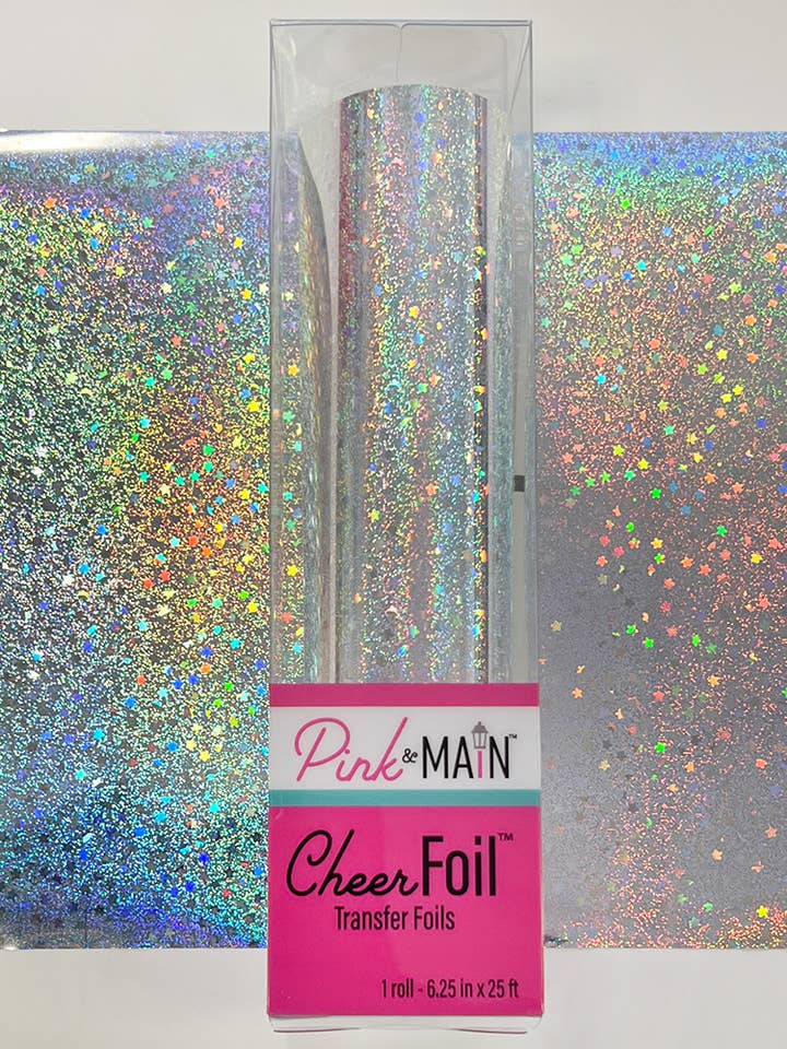 Sparkle Silver Cheerfoil® for wholesale by Pink and Main