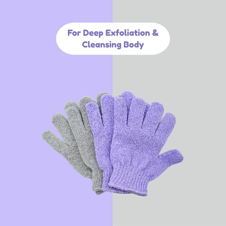 Lindo - Wholesale Exfoliating Gloves/Mitts - Lindo Bath Gloves - Cleansing and Exfoliation - 2 Pairs/Pk