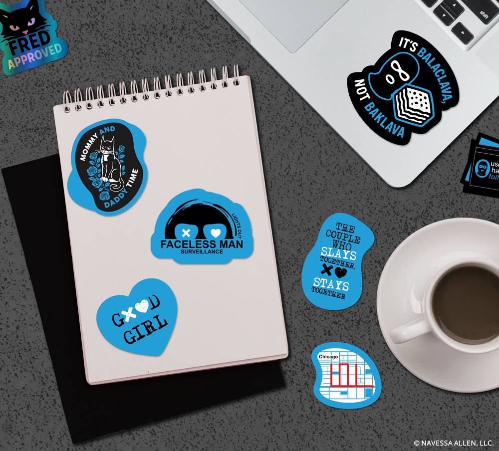 Conquest Journals - Vente Autocollant - (10-Pack) Autocollants Lights Out2