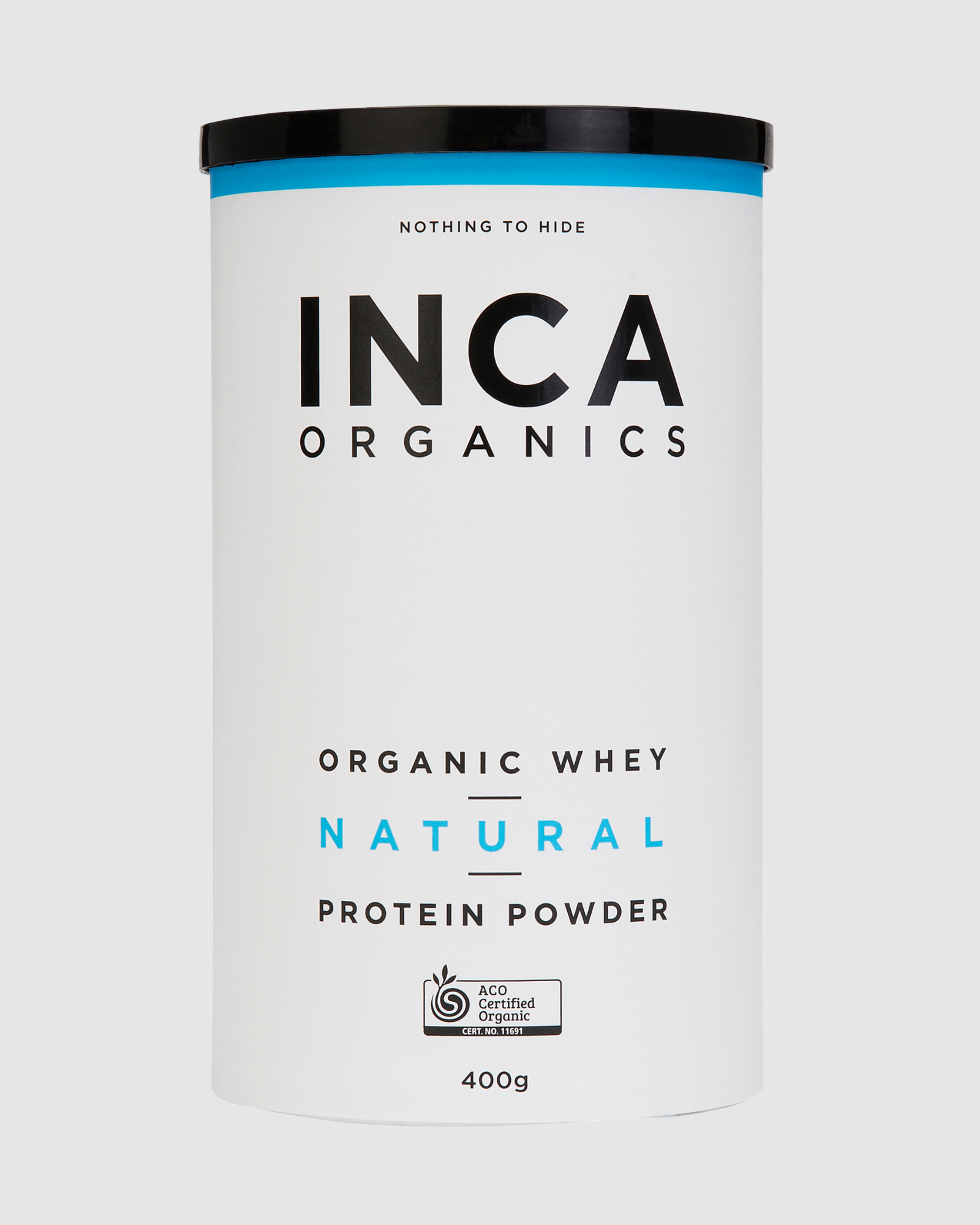 INCA Organics – Engroshandel Protein-/superfoodpulver – Økologisk valleproteinpulver - Naturligt (ikke-aromatiseret) 400g1