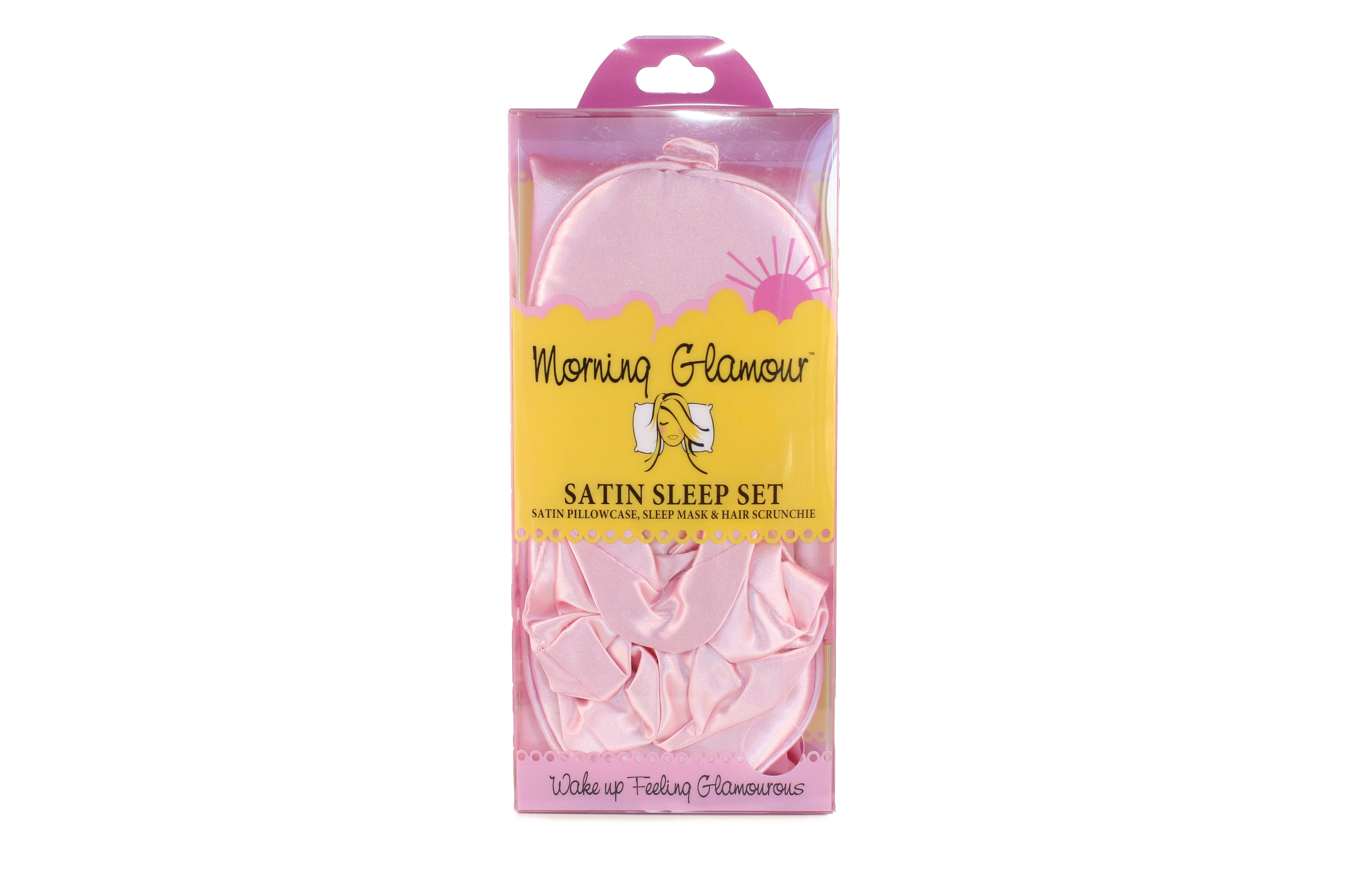 Morning Glamour - Vente Taies/housses d'oreiller - Set de sommeil satin 3-en-1 : taie d’oreiller, masque pour les yeux et chouchou14