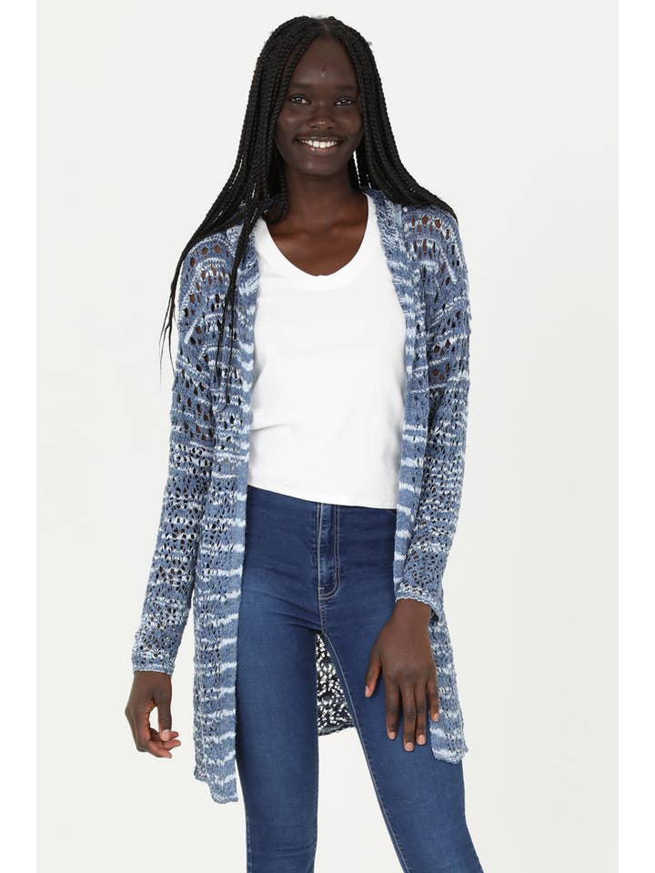 ANGIE - Wholesale Cardigan - Women's - XHN02-ASIS HOODED CARDIGAN SWEATER