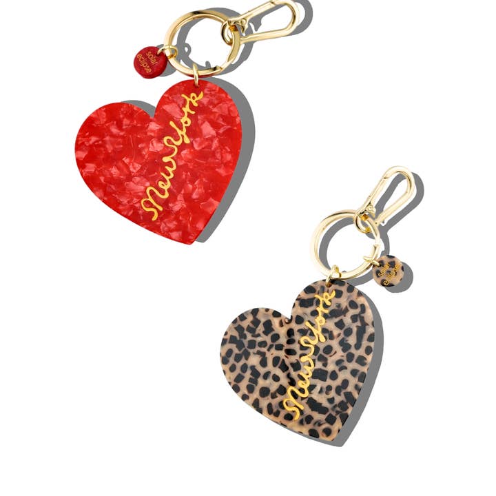 Solar Eclipse - Wholesale Keychain - Women's - Hand-painted New York Heart Bag Charm + Keychain | Eco