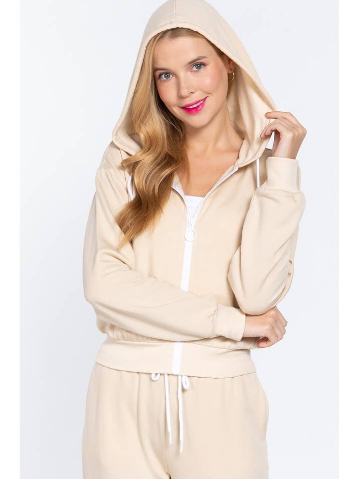 VESTE POLAIRE EN TISSU ÉPONGE pour la vente par Honey J