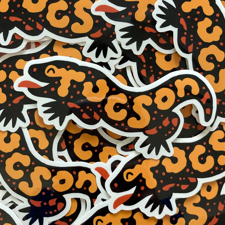 Gila Monster Tucson sticker for wholesale by Rather Keen