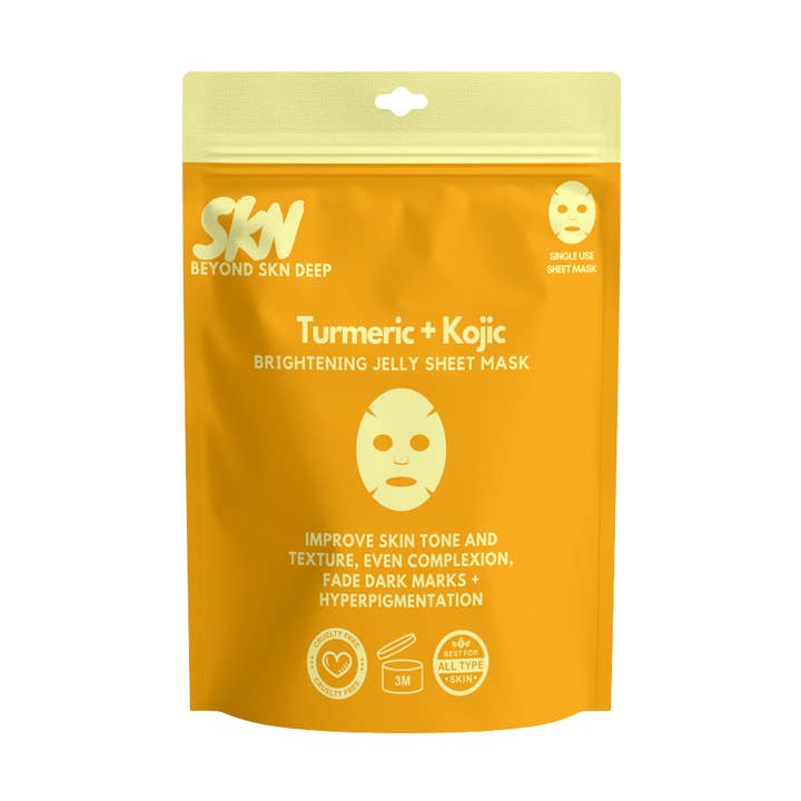 Turmeric + Kojic Jelly Sheet Mask for wholesale by Beyond SKN Deep