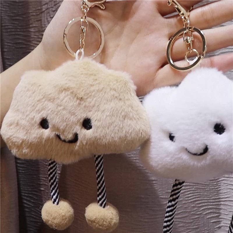 FurDecoration - Wholesale Keychain - Women's - Cute Plush Cloud Doll Pendant0