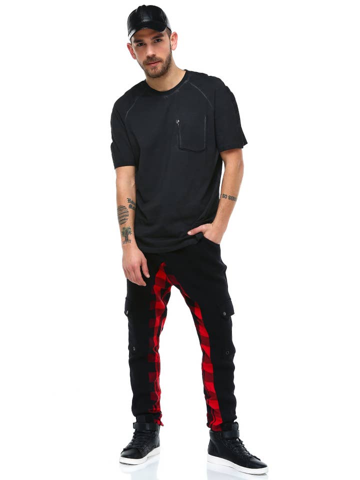 Black Men Plaid Pants for wholesale on Faire1