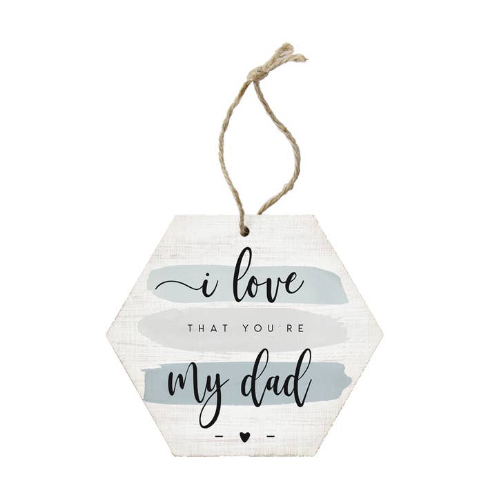 Honeycomb Ornaments - I Love That for wholesale by Sincere Surroundings