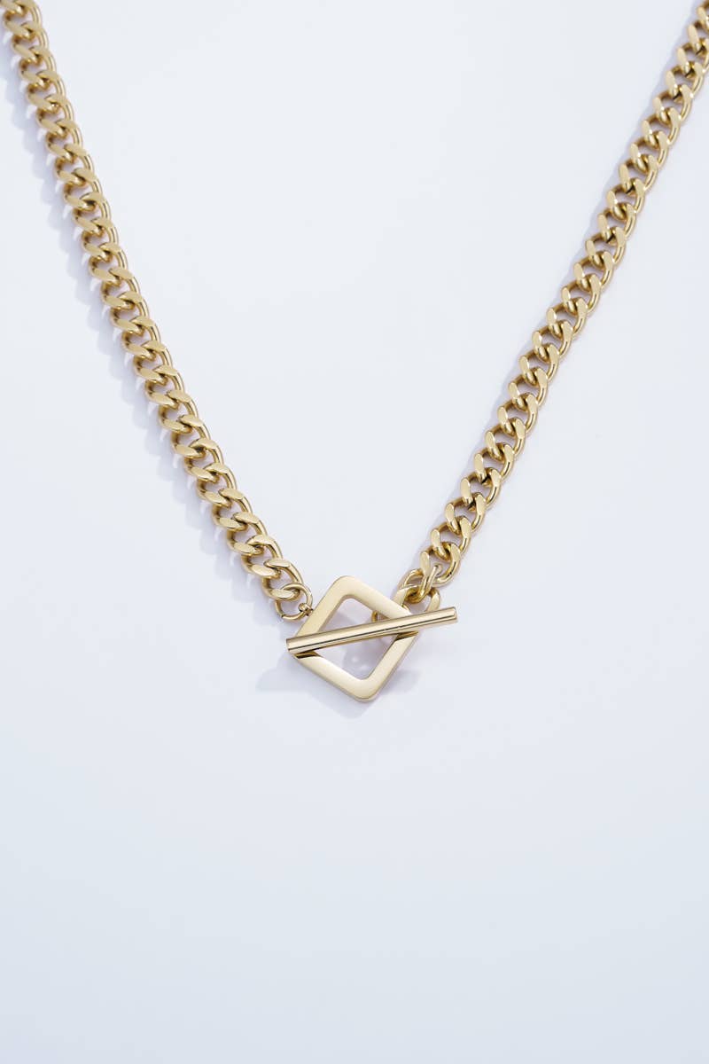 BYREN | ÉLINE L'ATELIER - Wholesale Pendant/Charm Necklace - 224AQ22 stainless steel thick necklace1