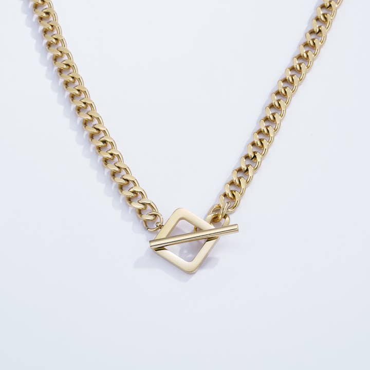 BYREN | ÉLINE L'ATELIER - Wholesale Pendant/Charm Necklace - 224AQ22 stainless steel thick necklace1