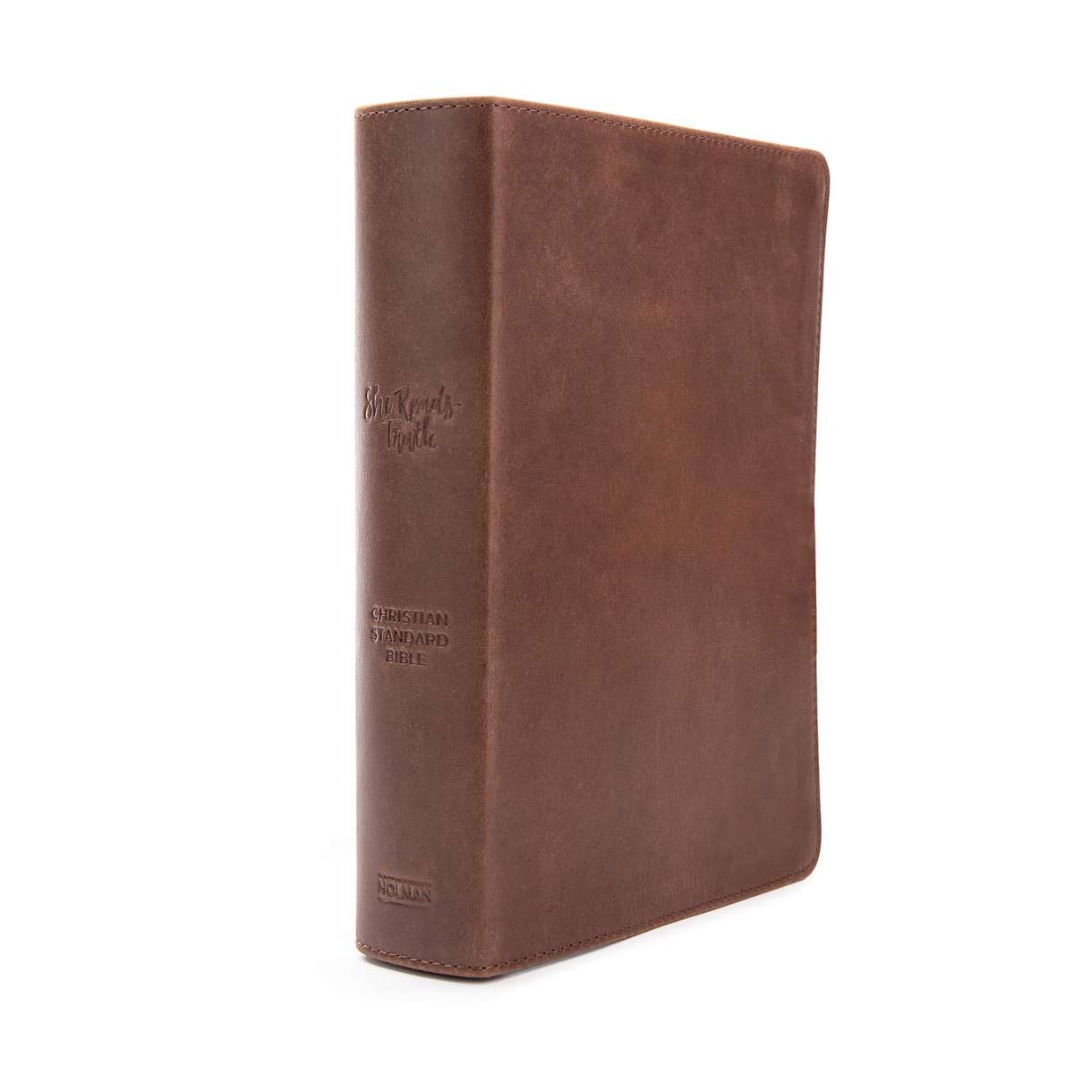 Lifeway - Wholesale Display Book - CSB She Reads Truth Bible, Brown Genuine Leather, Indexed1