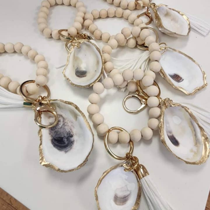 EDISTO & CO. - Wholesale Keychain - Women's - Oyster Shell Keychains