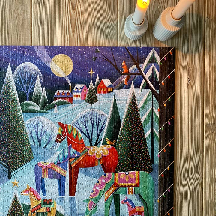 Penny Puzzle - Wholesale Puzzle - Adult - A DALA WINTER 1000 piece jigsaw puzzle