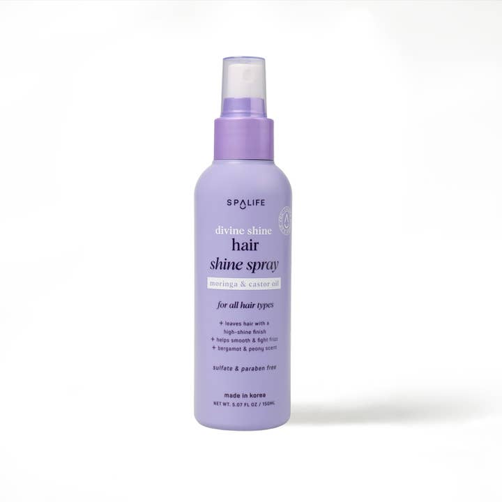 My Spa Life - Wholesale Hair Spray - Divine Shine Hair Shine Spray Moringa & Castor Oil