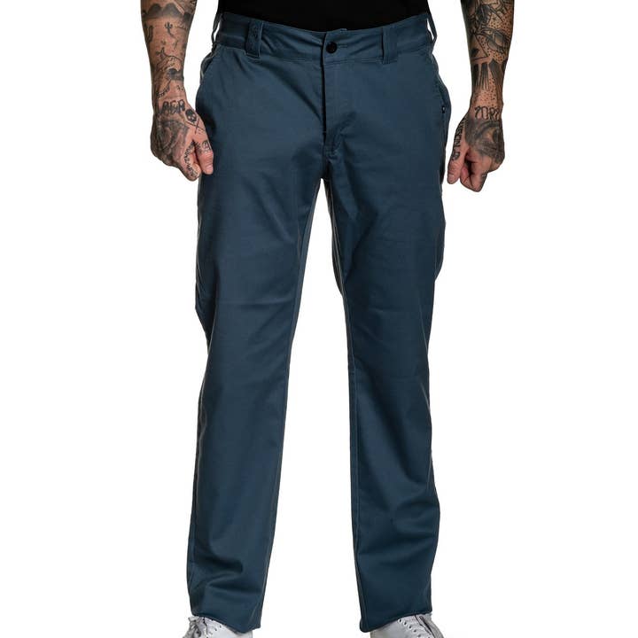 Pantaloni Chino Stretch 925 Vestibilità rilassata Orion Blu per la vendita all'ingrosso da parte di Sullen Clothing