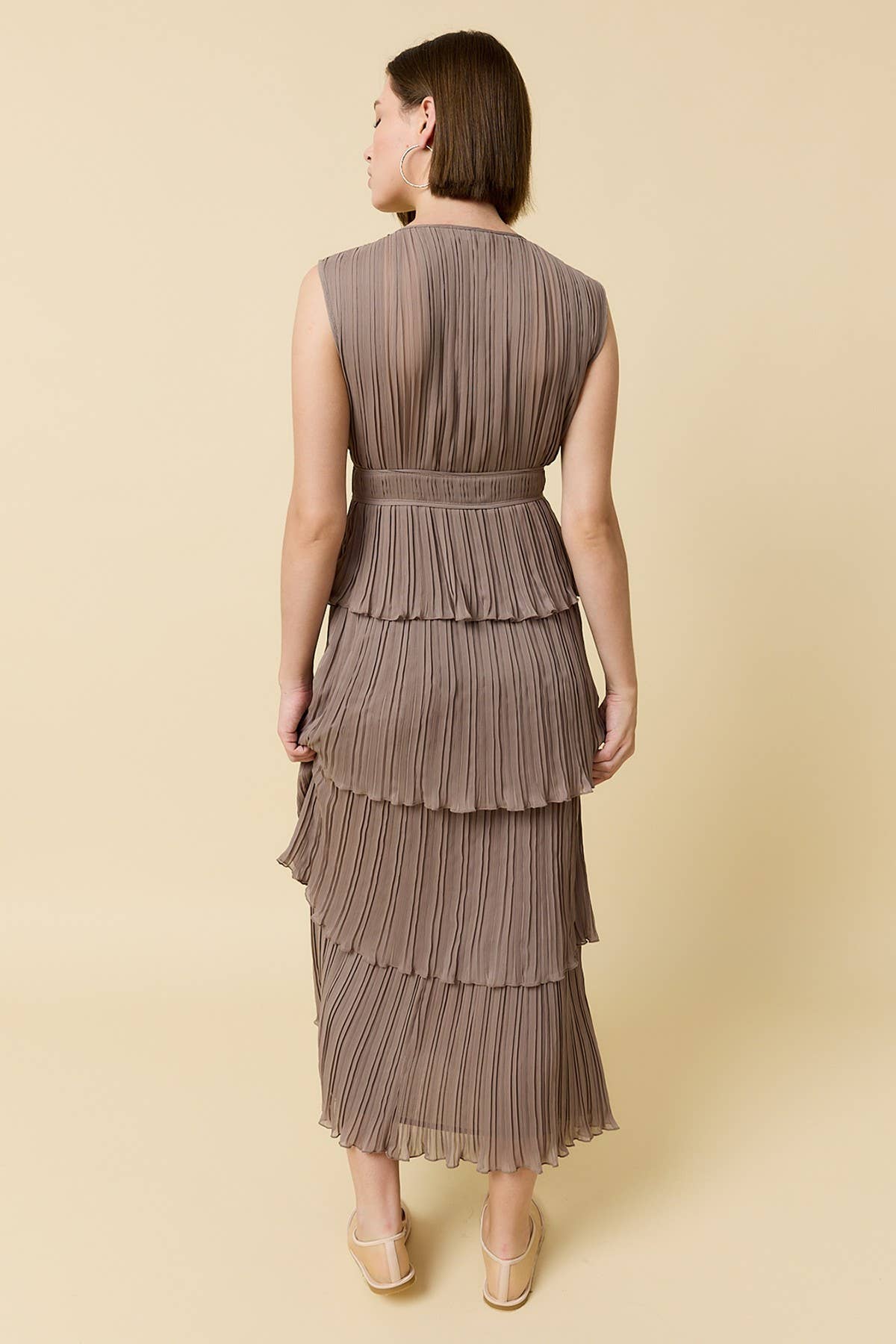 RAISONNEL - Vente Robe – femme - Robe à volants plissée - RD10064