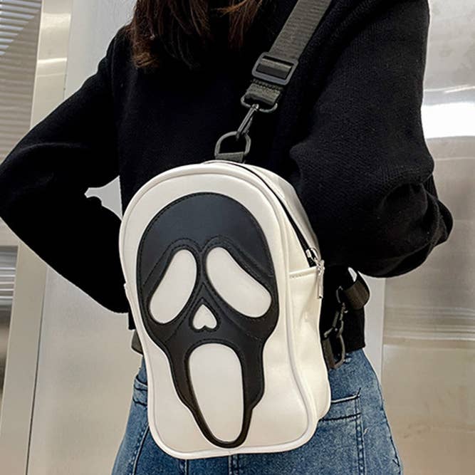 Ghost Scream Crossbody Chest Bag ZK482 and other Purchase Wholesale bulky backpack. Free Returns & Net 60 Terms on Faire trending on Faire.