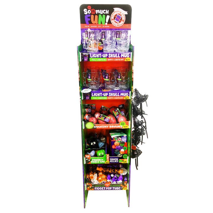 HALLOWEEN FLOOR DISPLAY 78 PIECES PER DISPLAY for wholesale by Kipp Brothers