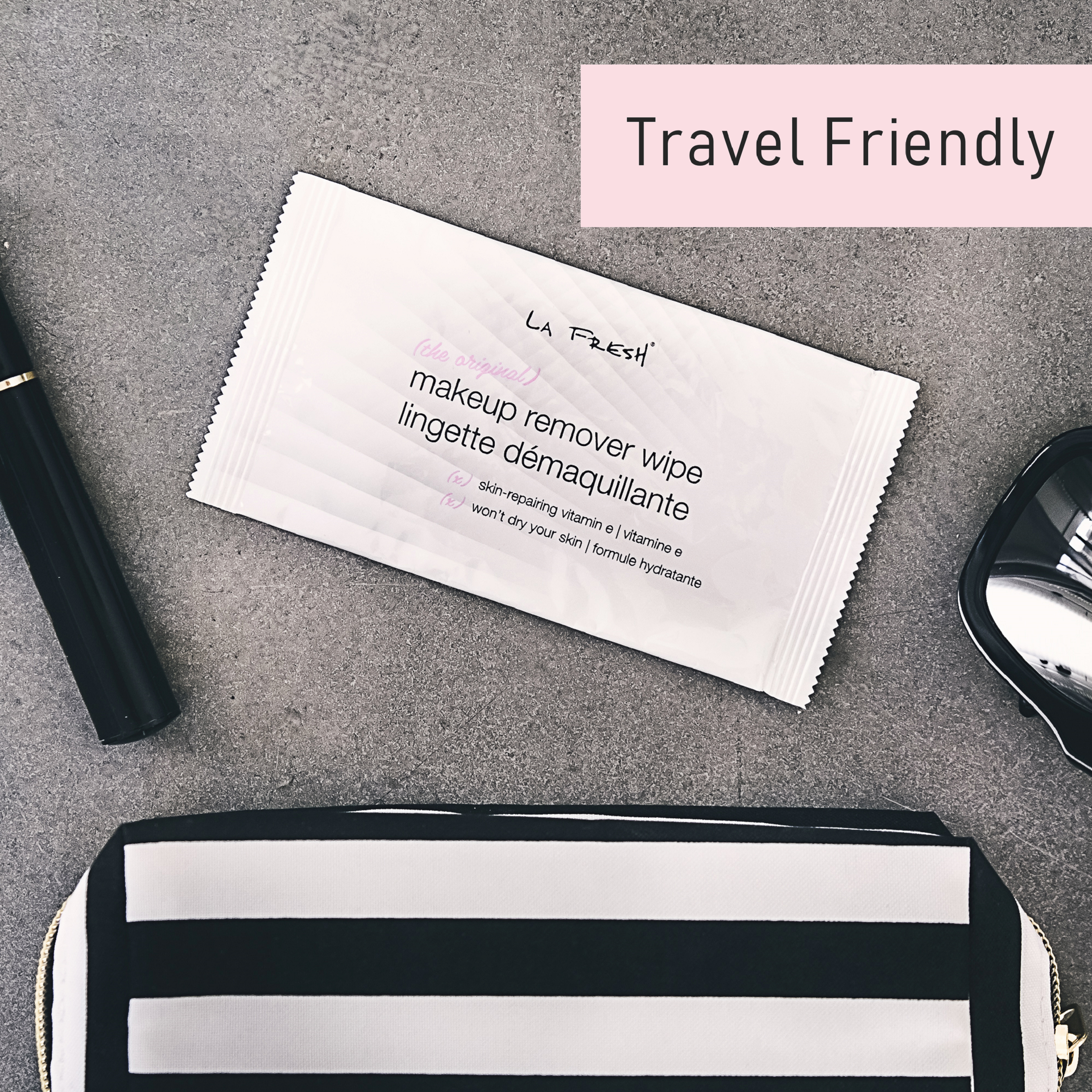 LA Fresh - Wholesale Face & Body Wipes - LA Fresh Original Hotel Makeup Remover Wipes Individual Wrapped8