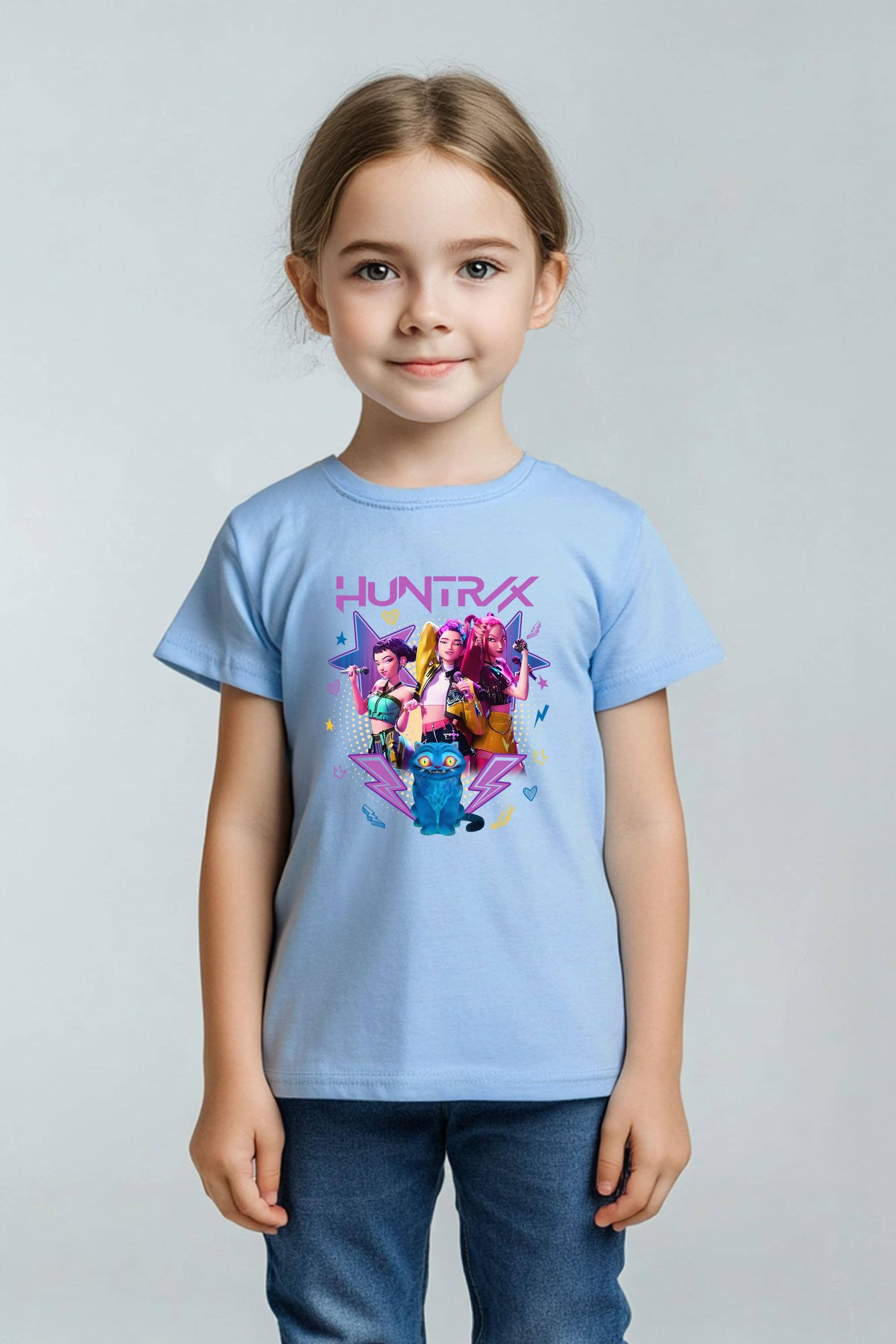 Missi Clothing – wholesale Screen-printed t-shirt – Kids – Kids Huntrix Printed T-Shirt12