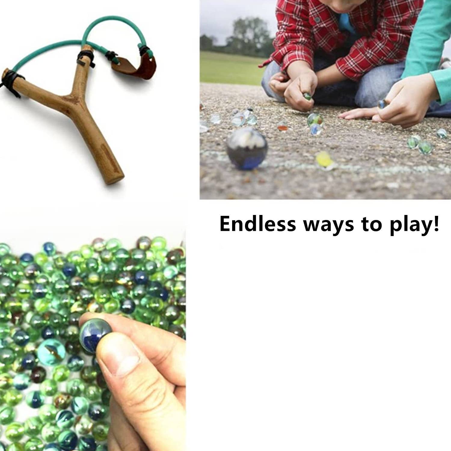 Tsyware - Wholesale Art Stones - 100 Count Cats Eyes Glass Marble Cat's Eyes Marbles 5/8"3