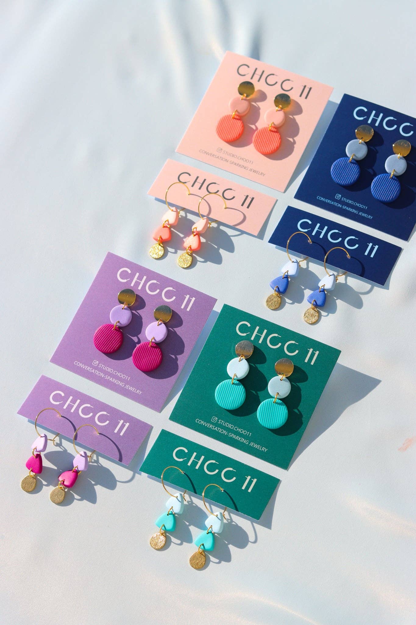 Studio Choo11 - Venta al por mayor Pendientes colgantes - PENDIENTES DE DOS TONOS5